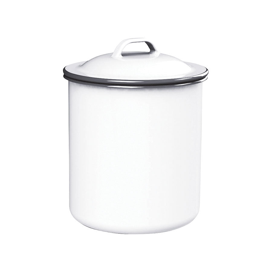LIVING NOSTALGIA ENAMEL STORAGE JAR 11CM