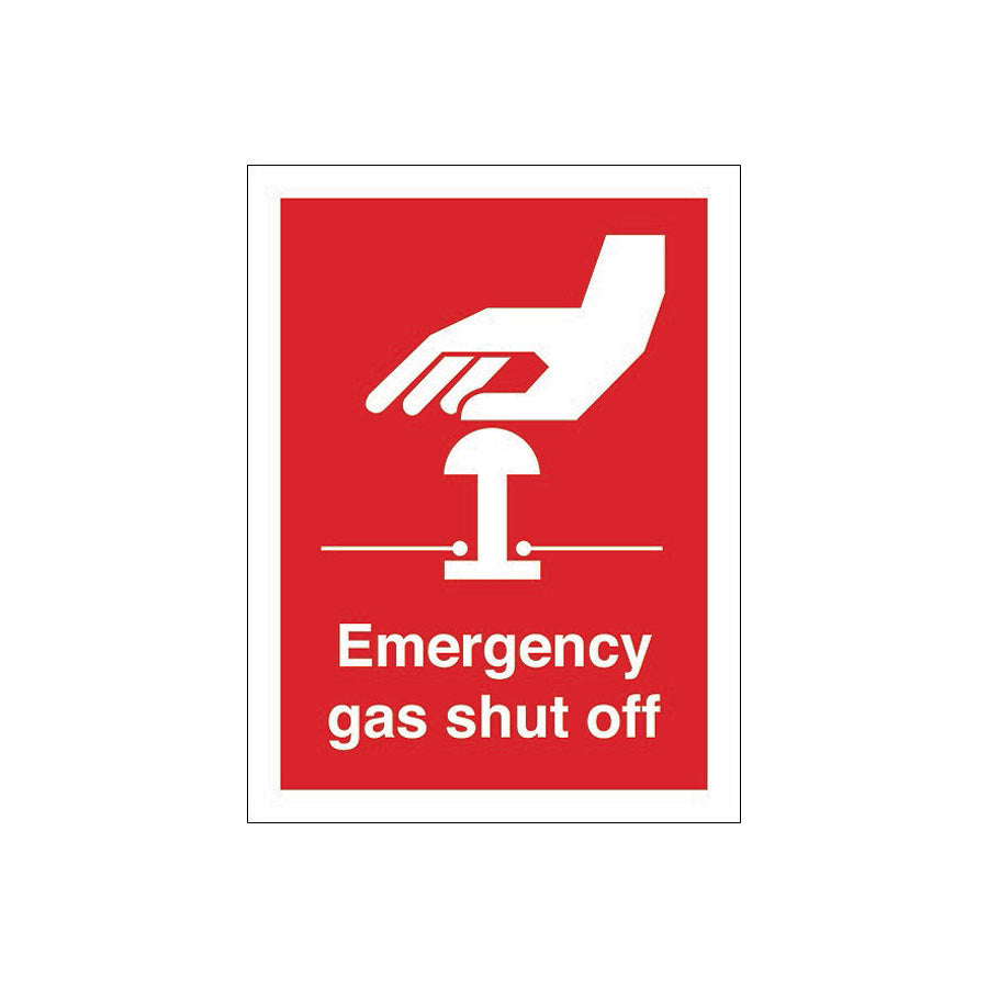 EMERGENCY STOP BUTTON SIGN              