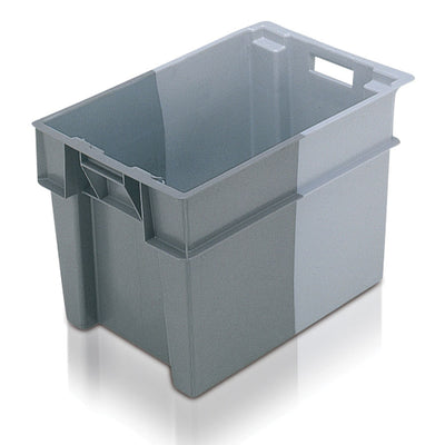 CONTAINER W/ DEFROST LUG GREY 70L       
