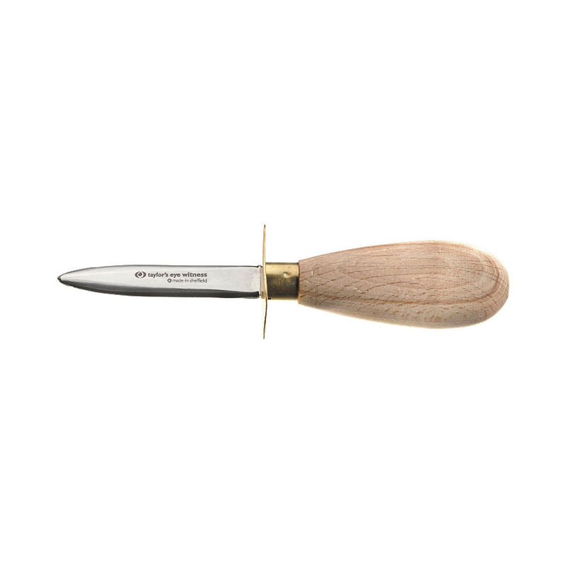 BEECH HANDLED OYSTER KNIFE              