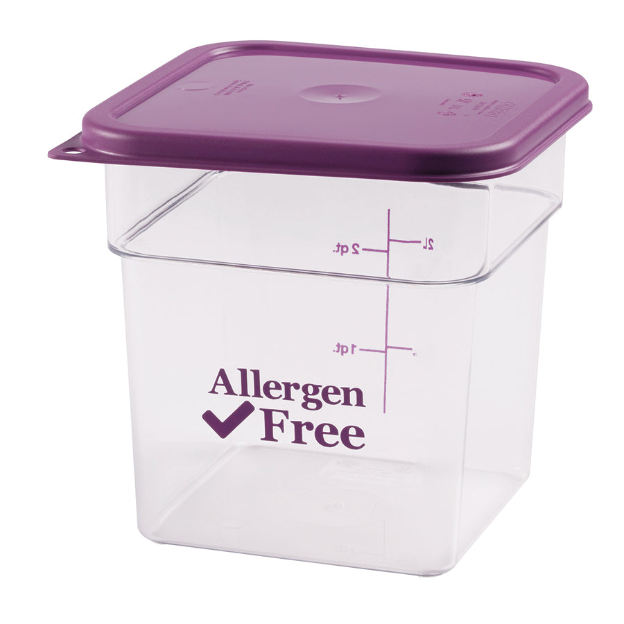 ALLERGEN SQUARE 4QT PURPLE 3.8L         