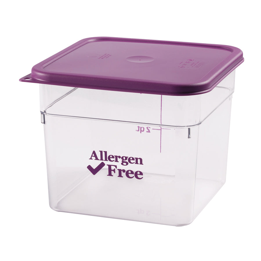 ALLERGEN SQUARE 6QT PURPLE 5.7L         