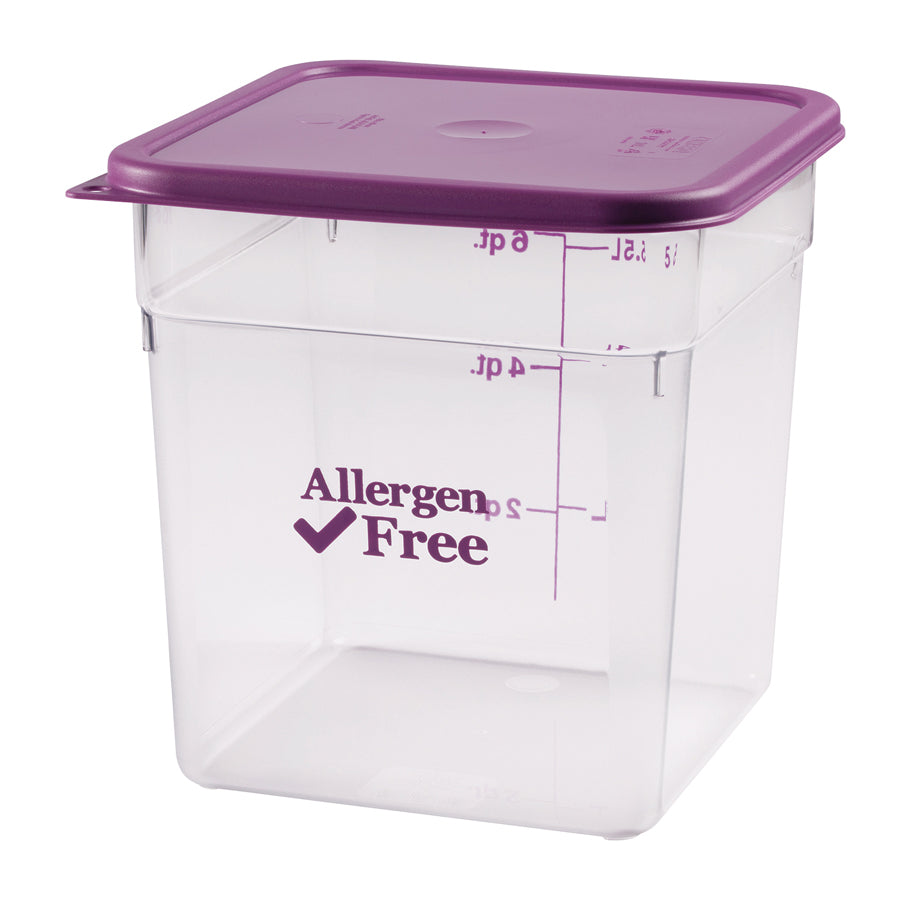 ALLERGEN SQUARE 8QT PURPLE 7.6L         