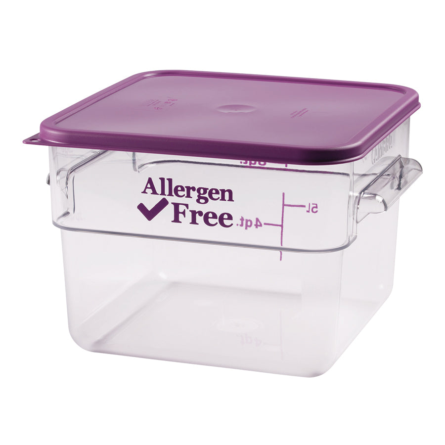 ALLERGEN SQUARE 12QT PURPLE 11.4L       