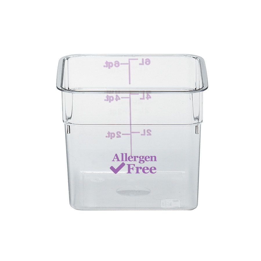 ALLERGEN SQUARE 18QT PURPLE 17.2L       