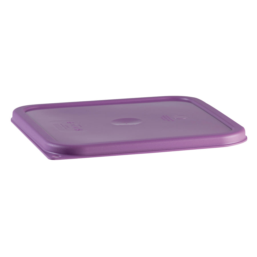 ALLERGEN SQUARE SEAL LID 2/4 QT PURPLE  