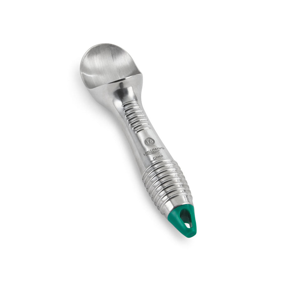 ICE CREAM SCOOP GREEN2.5OZ CAST ALUMINUM