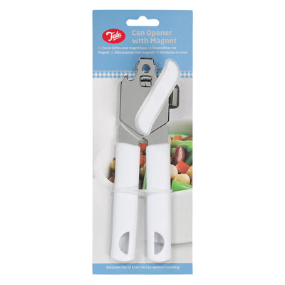 TALA CAN OPENER W/MAGNET 20CM WHITE S/S 