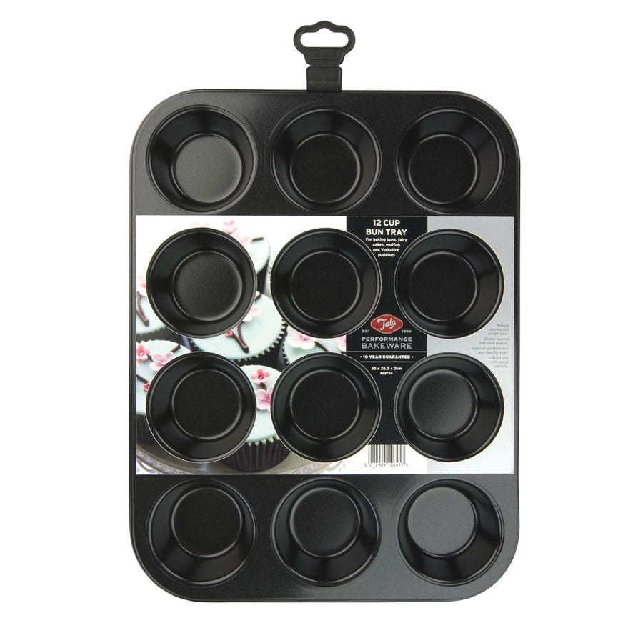 TALA PERFORMANCE 12CUP BUN TIN35.5CM BLK