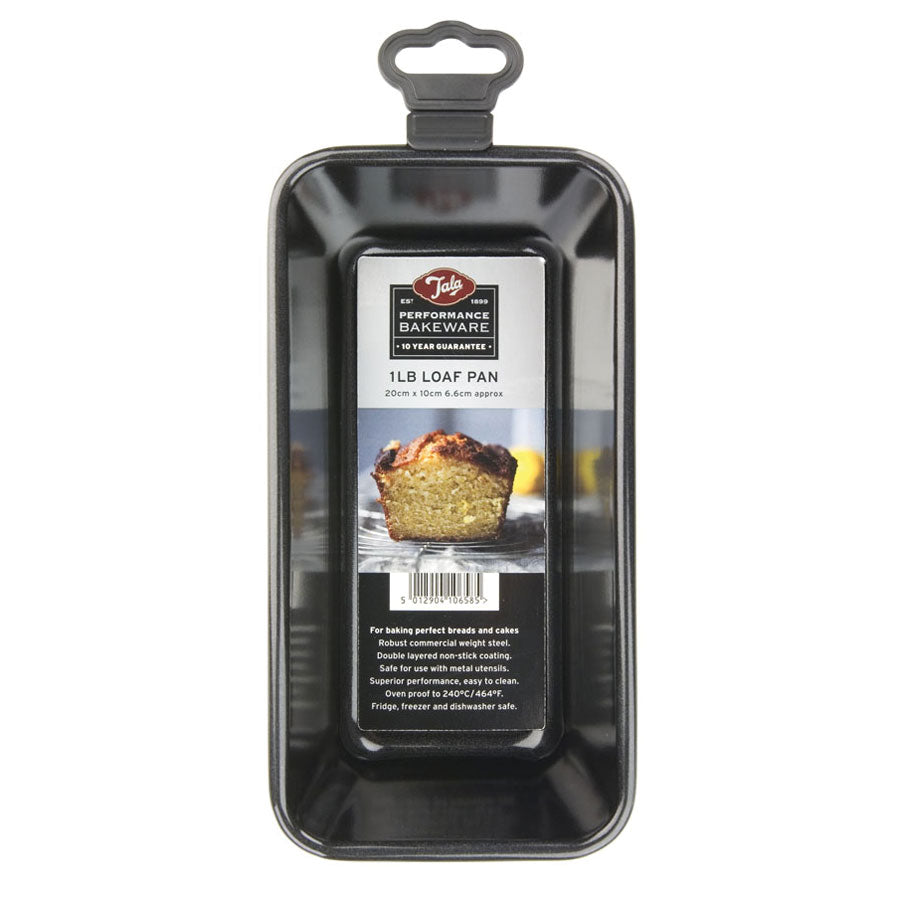 TALA PERFORMANCE 1LB LOAF TIN 20CM BLACK