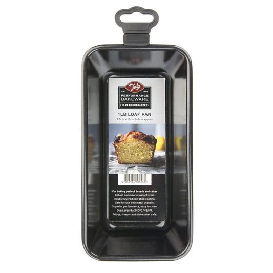TALA PERFORMANCE 1LB LOAF TIN 20CM BLACK