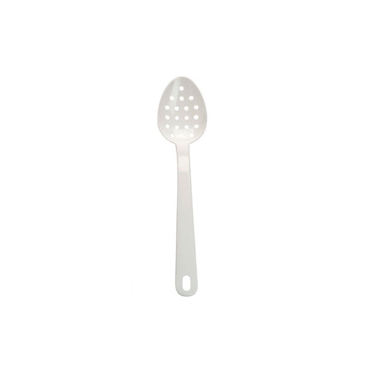EXOGLASS SERVING SPOON PERF WHITE       