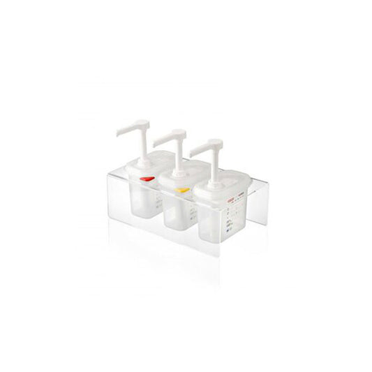3 SET SAUCE DISPENSER GN1/9 380X225X195 
