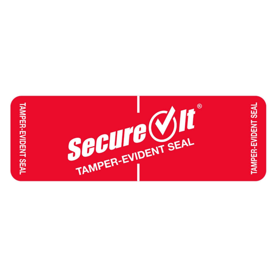 TAMPER EVIDENT SECUREIT LABEL 25X75MM NR