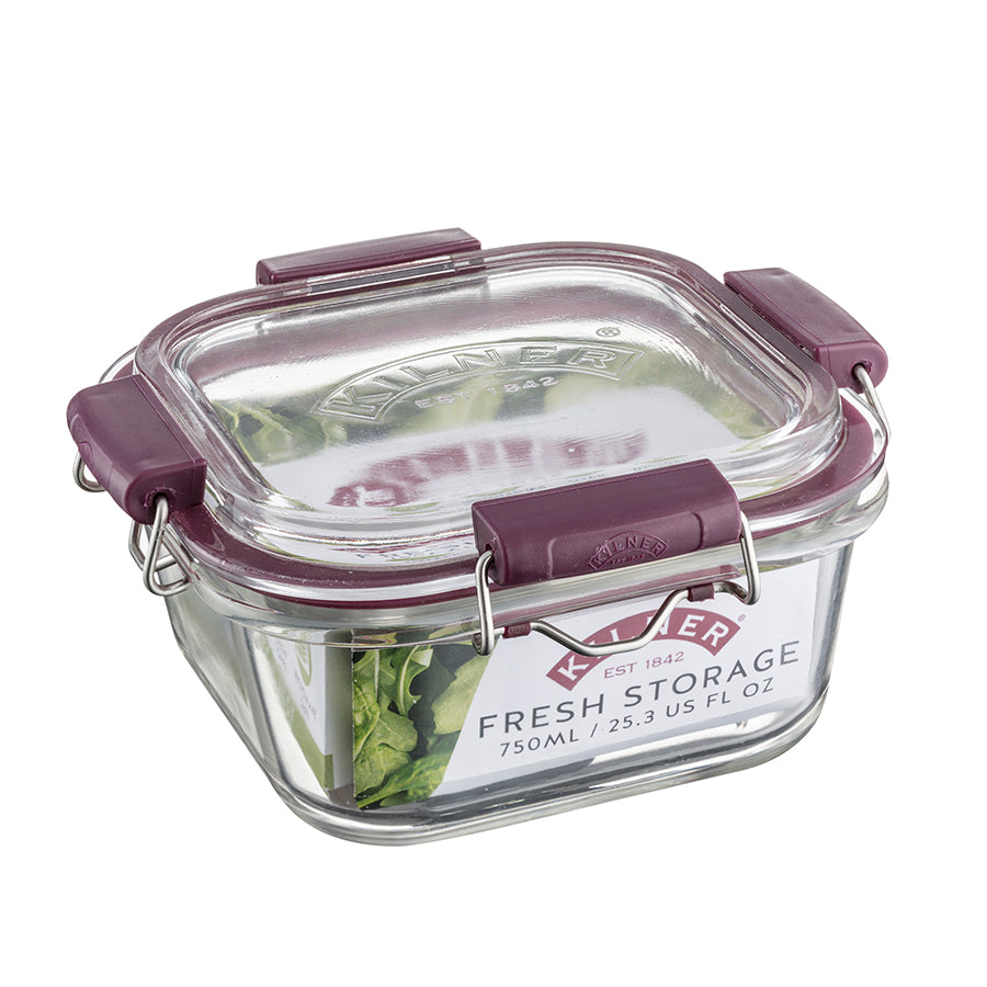 THE KILNER FRESH STORAGE 0.75LT GLASS NR x6