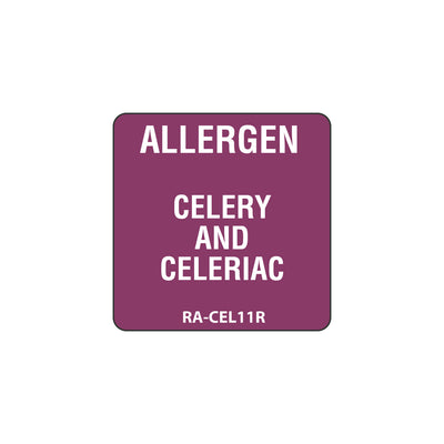 CELERY ALLERGEN LABEL 2.5CM (ROLL 500)  