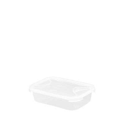 CUISINE 800ML RECTANGULAR FOOD BOX CLEAR