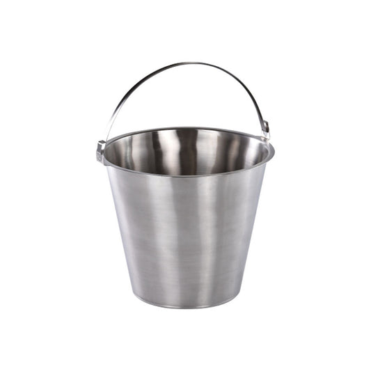 S/S BUCKET 12 LTR 30.5DIA X 26.7CM HIGH 