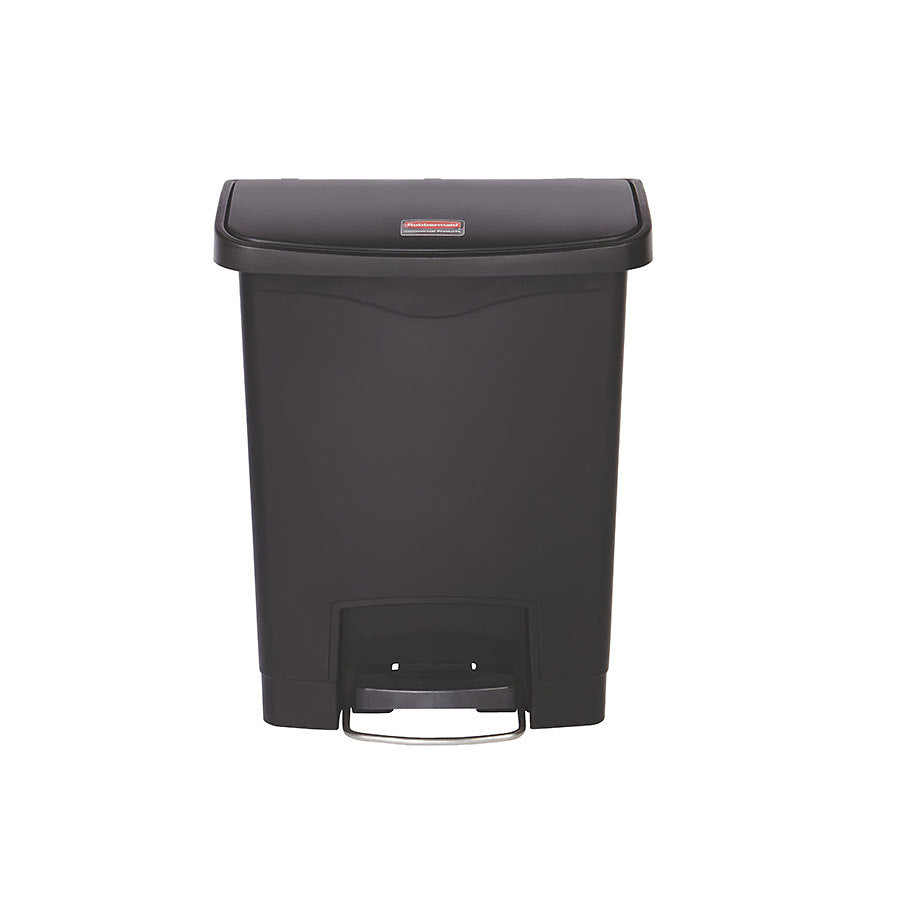 SLIM STEP-ON (FRONTSTEP) BIN 30L BLACK  