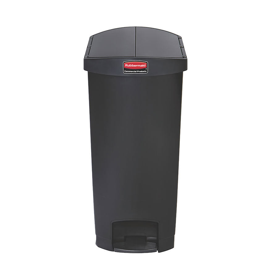 SLIM STEP-ON (ENDSTEP) BIN 68L BLACK    