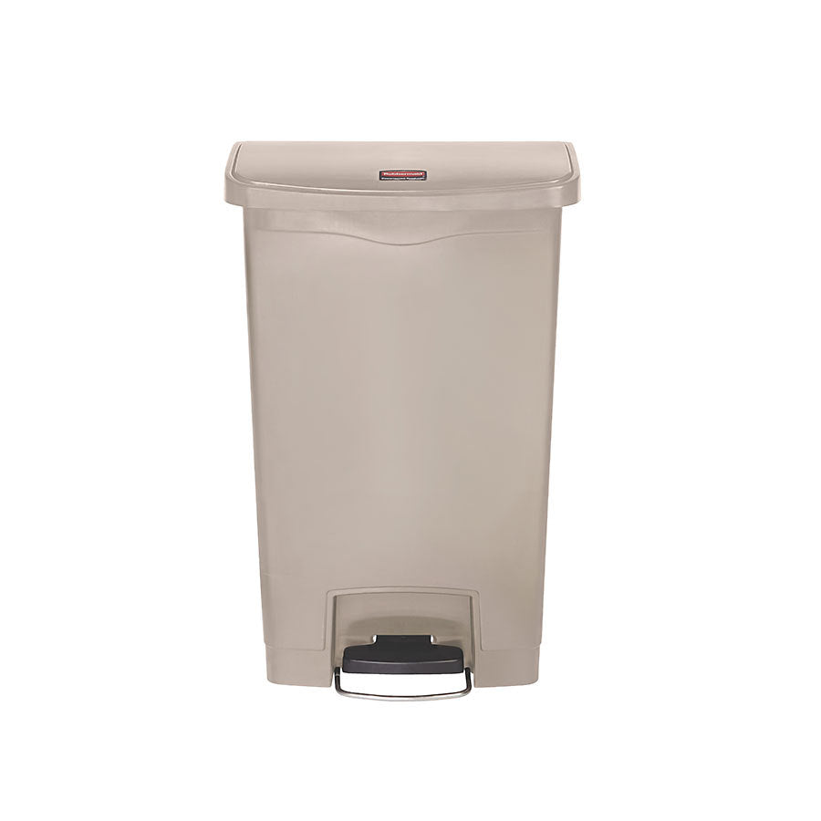 STEP-ON BIN FRONT STEP 50 LTR BEIGE     
