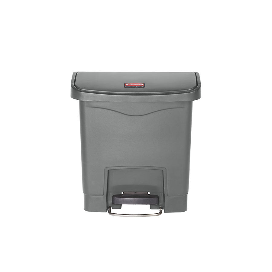 SLIM STEP-ON (FRONTSTEP) BIN 15L GREY   