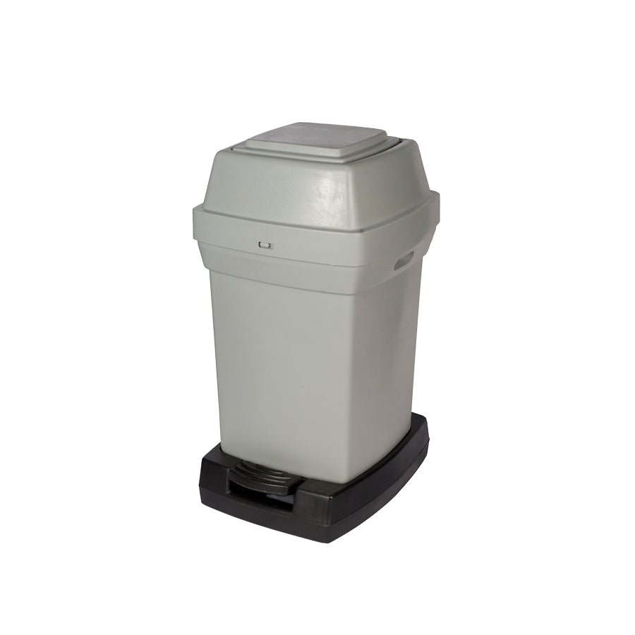 NAPPY PEDAL BIN 65LTR 41X47X77CM GREY   