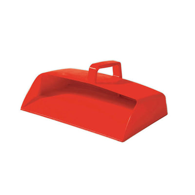 DUST PAN ENCLOSED RED                   