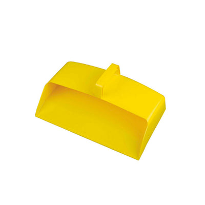 DUST PAN ENCLOSED YELLOW                