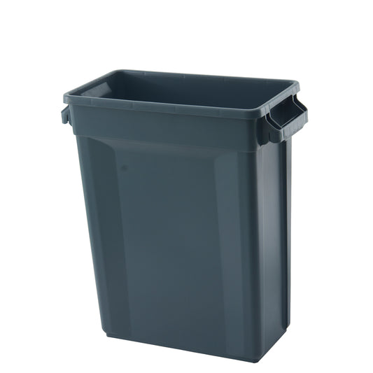 SVELTE BIN W/ VENTING CHANNELS 60L GREY 