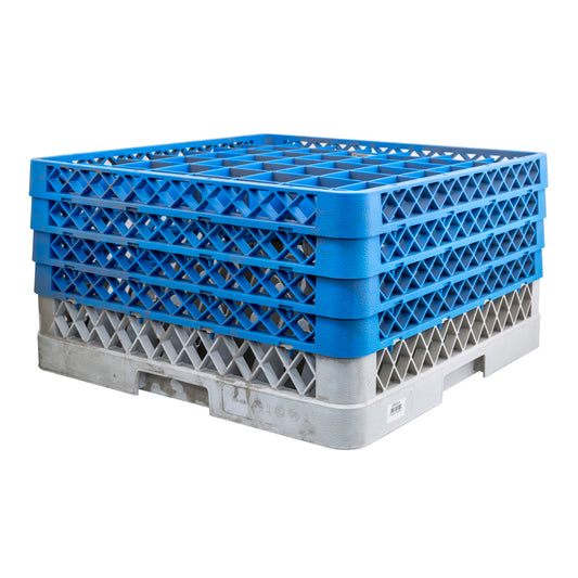49 COMP GLASS RACK 500X500X242MM GREY   