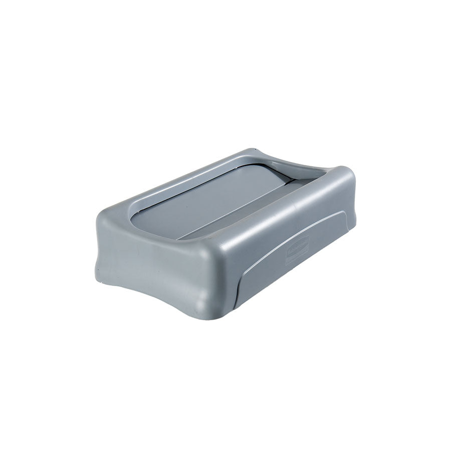 SLIM RECTANGULAR LID SWING LID GREY     
