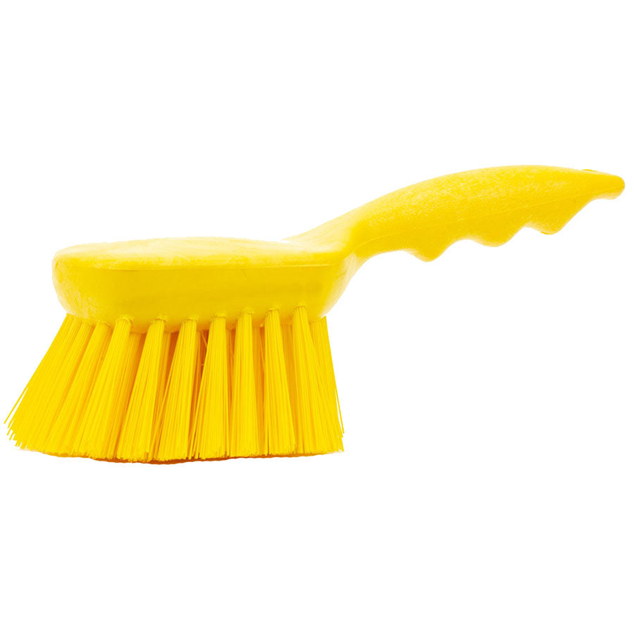 UTILITY SCRUB BRUSH 8" YELLOW           