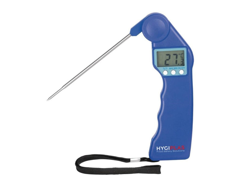Hygiplas Easytemp Colour Coded Blue Thermometer - Suitable for use with raw fish