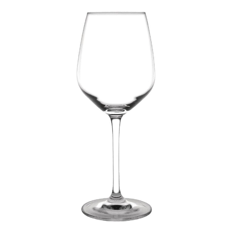 Olympia Chime Crystal Wine Glasses 365ml x 6