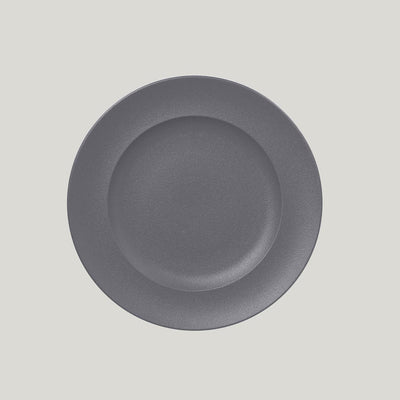 NEO FUSION ROUND FLAT PLATE-GREY 33CM NR x6