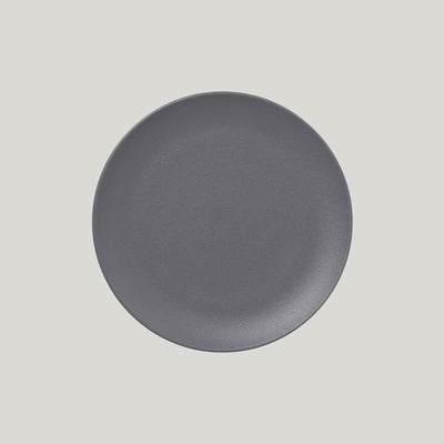 NEO FUSION FLAT COUPE PLATE - GREY 27CM  x12