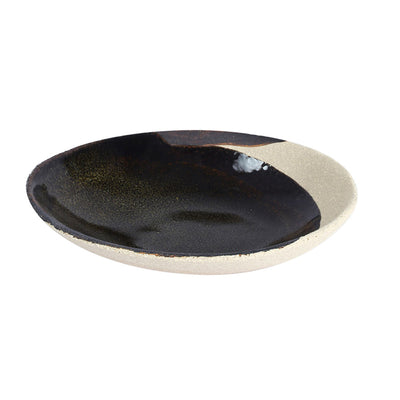 JARS WABI SEIDOU GRN/BLK BOWL 20X16.5CM  x6