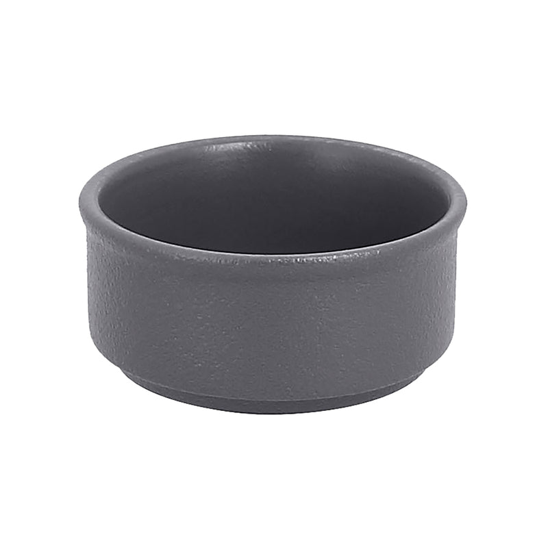 NEO FUSION RAMEKIN- GREY 8X 3.5CM 10CL   x12