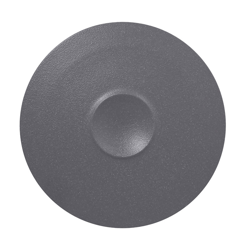 NEO FUSION ROUND PLATE CIRCUS GREY 30CM 