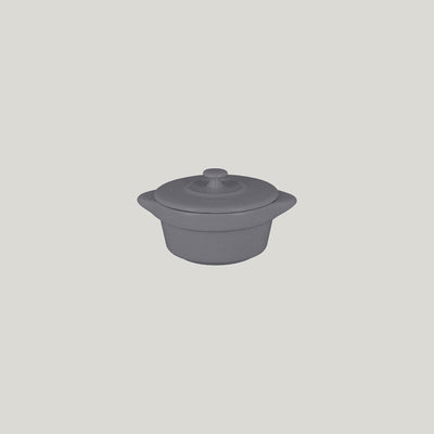 CHEF'S FUSION COCOTTE 85X4CM 112CL GREY  x12