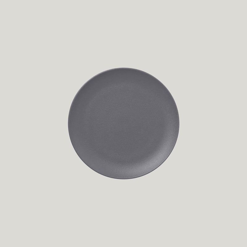 NEO FUSION FLAT COUPE PLATE - GREY 21CM  x12