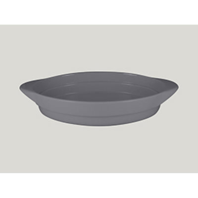 CHEF'S FUSION OVAL PLATTER 31CMX21CM GRE