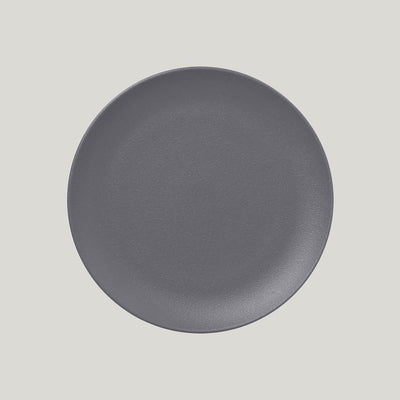 NEO FUSION FLAT COUPE PLATE - GREY 31CM  x6