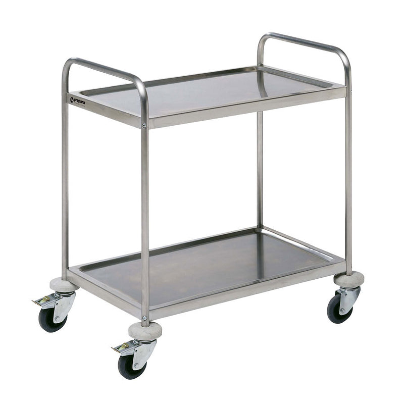 CONNECTA 2 TIER SERVICE TROLLEY - F/PACK