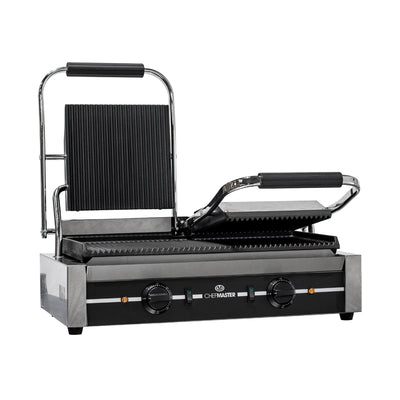 CHEFMASTER DOUBLE CONTACT GRILL RIBBED  