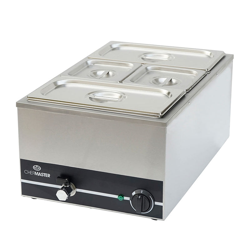 CHEFMASTER1/1GN BAIN MAIRE W/TAP&GN PANS