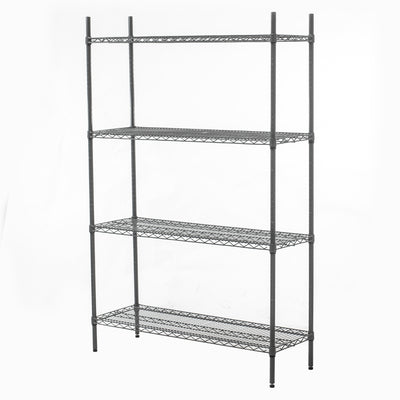 CONNECTA 4 TIER SHELVING NW 90X40X180CM 