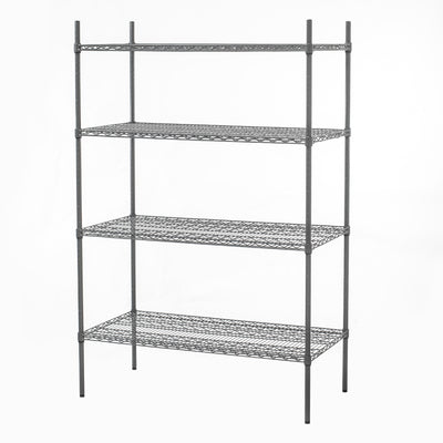CONNECTA 4 TIER SHELVING NW 90X60X180CM 