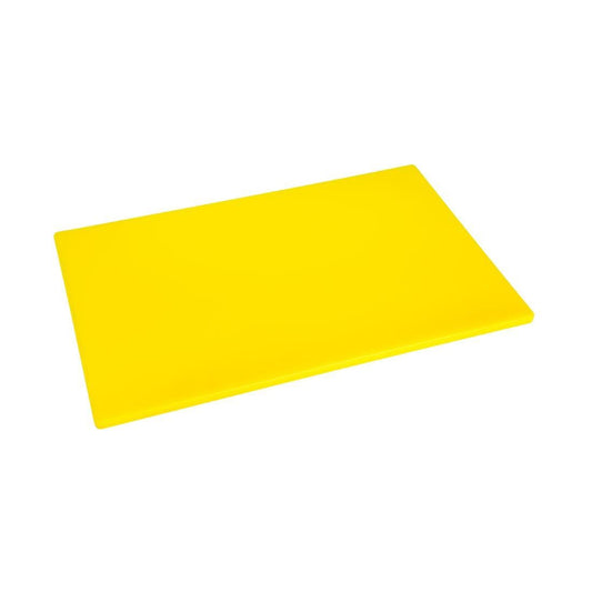 Hygiplas Low Density Yellow Chopping Board Standard 450x300x12mm
